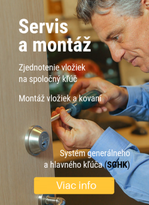 Servis a montáž, bezpečnostné zámky, vložky, kľúče, Bratislava